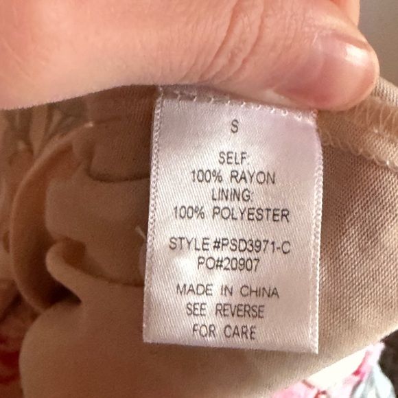 NWT baltic born Aliyah Midi Dress size small smocked flutter sleeve floral - Picture 7 of 10